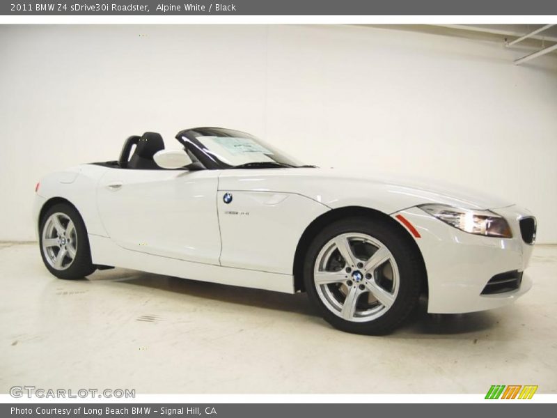 Alpine White / Black 2011 BMW Z4 sDrive30i Roadster