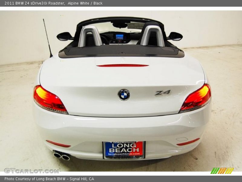 Alpine White / Black 2011 BMW Z4 sDrive30i Roadster