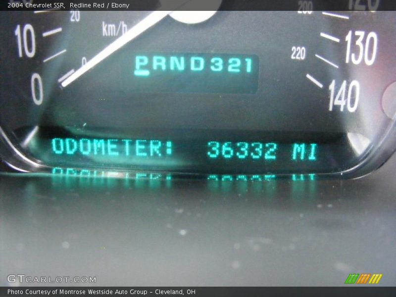 Redline Red / Ebony 2004 Chevrolet SSR