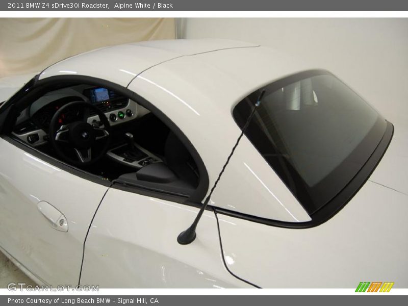 Alpine White / Black 2011 BMW Z4 sDrive30i Roadster