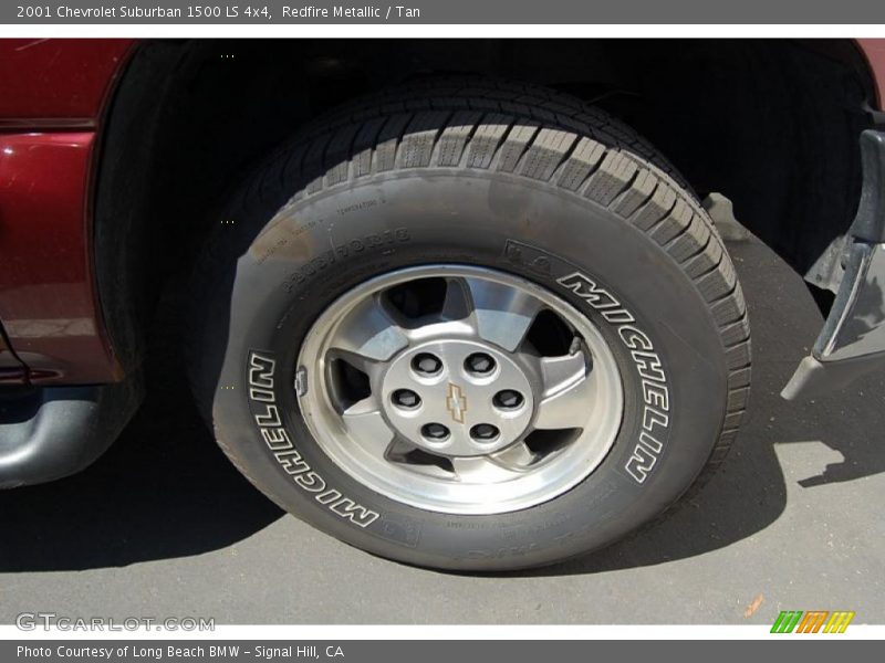 Redfire Metallic / Tan 2001 Chevrolet Suburban 1500 LS 4x4