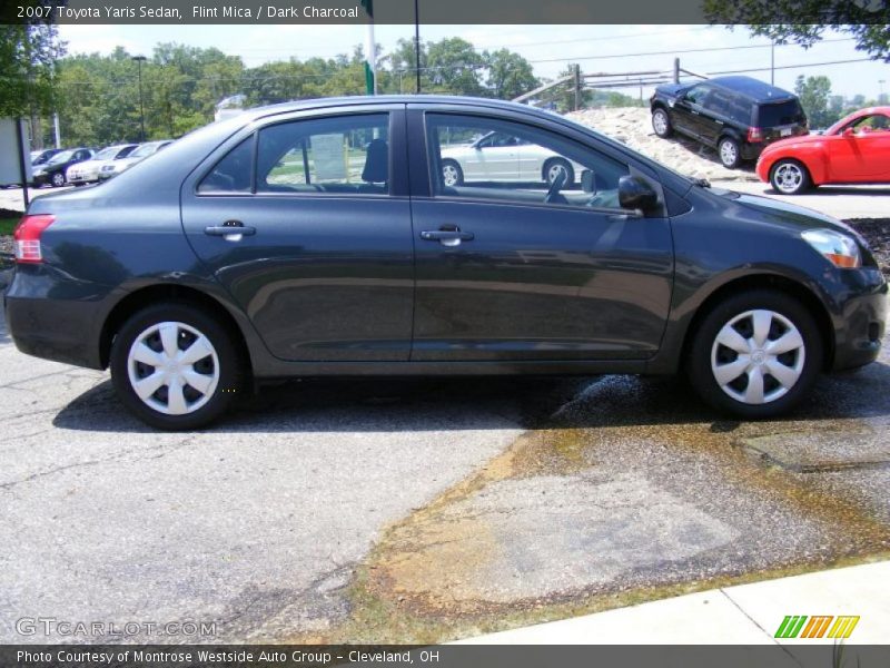 Flint Mica / Dark Charcoal 2007 Toyota Yaris Sedan