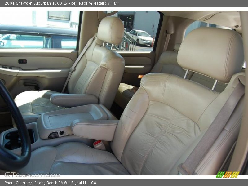 Redfire Metallic / Tan 2001 Chevrolet Suburban 1500 LS 4x4