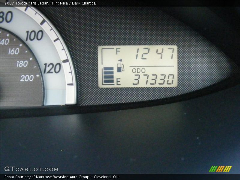 Flint Mica / Dark Charcoal 2007 Toyota Yaris Sedan