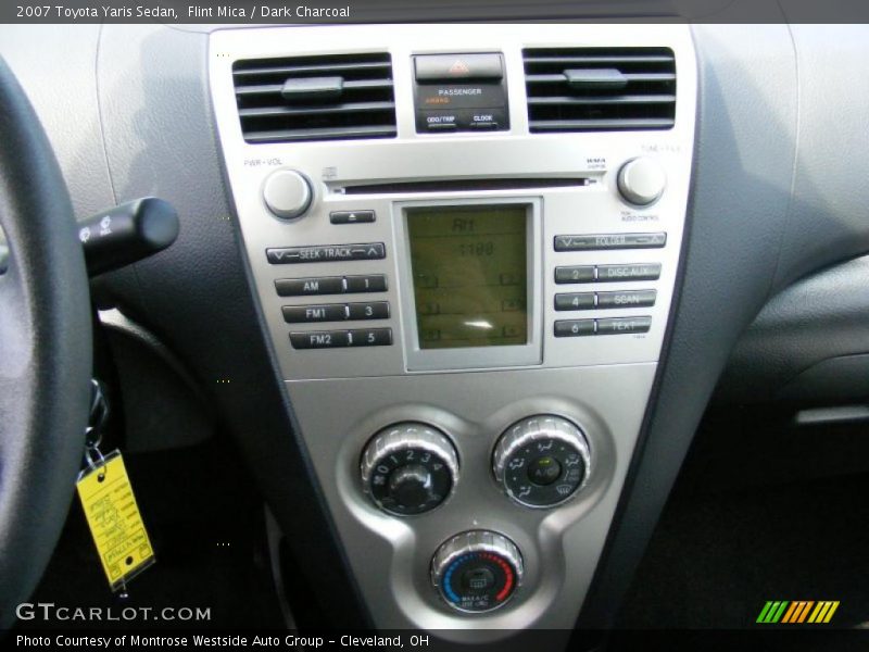 Flint Mica / Dark Charcoal 2007 Toyota Yaris Sedan