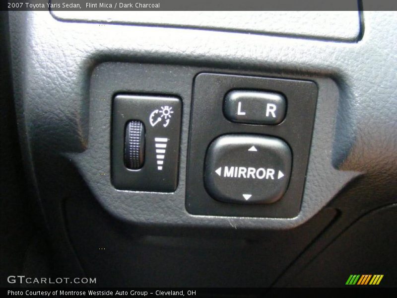 Flint Mica / Dark Charcoal 2007 Toyota Yaris Sedan