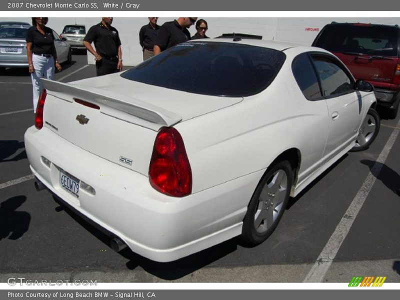 White / Gray 2007 Chevrolet Monte Carlo SS