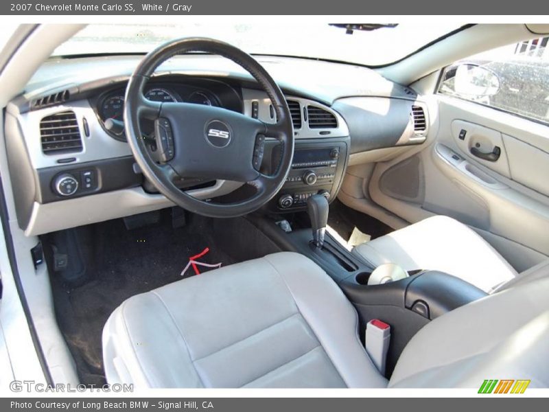 White / Gray 2007 Chevrolet Monte Carlo SS