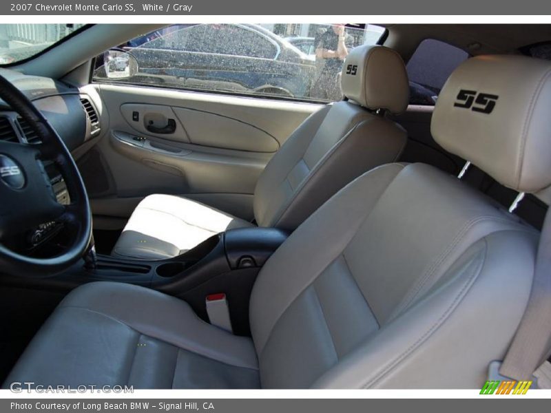 White / Gray 2007 Chevrolet Monte Carlo SS