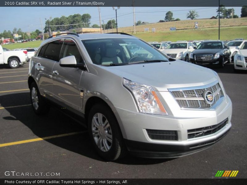 Radiant Silver / Titanium/Ebony 2010 Cadillac SRX V6