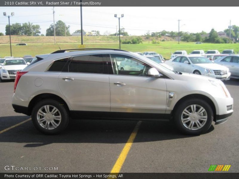 Radiant Silver / Titanium/Ebony 2010 Cadillac SRX V6