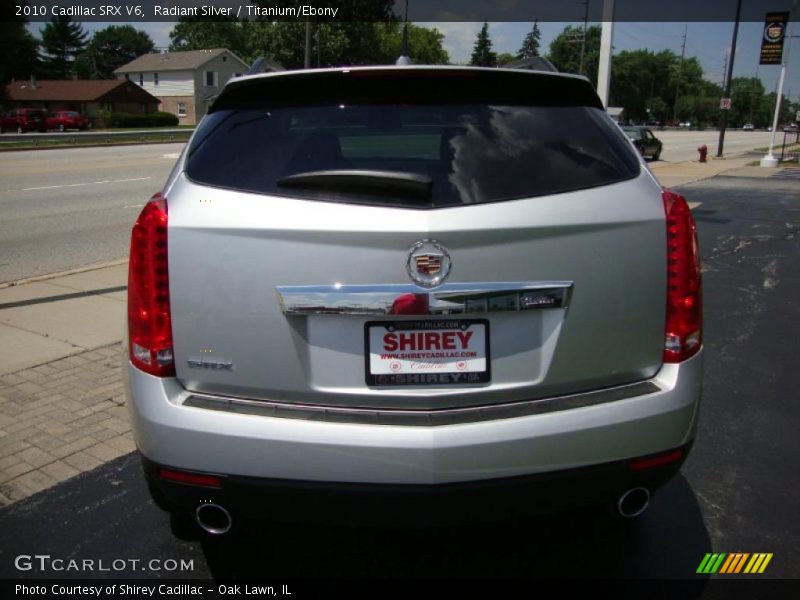 Radiant Silver / Titanium/Ebony 2010 Cadillac SRX V6