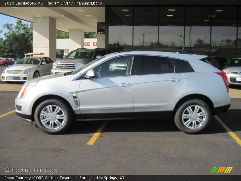 Radiant Silver / Titanium/Ebony 2010 Cadillac SRX V6