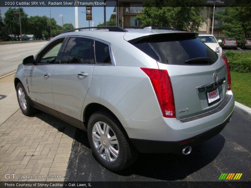 Radiant Silver / Titanium/Ebony 2010 Cadillac SRX V6
