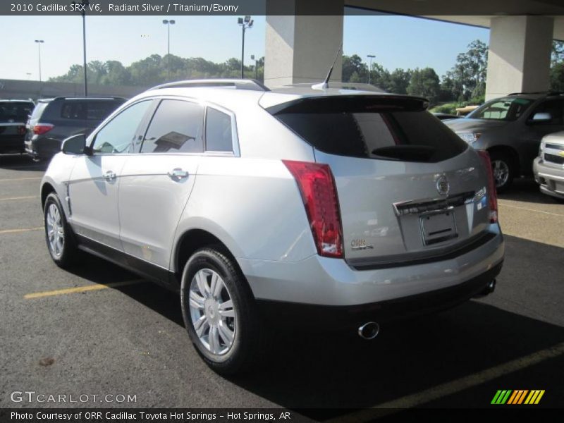 Radiant Silver / Titanium/Ebony 2010 Cadillac SRX V6