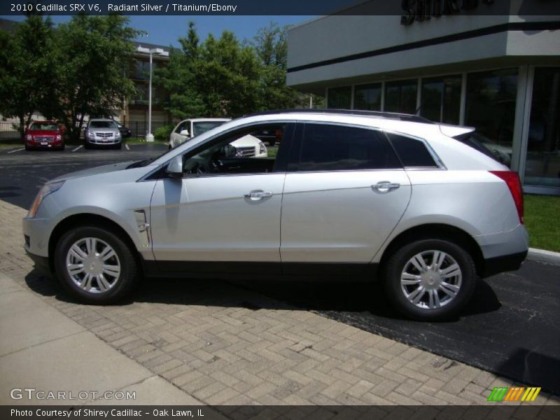 Radiant Silver / Titanium/Ebony 2010 Cadillac SRX V6