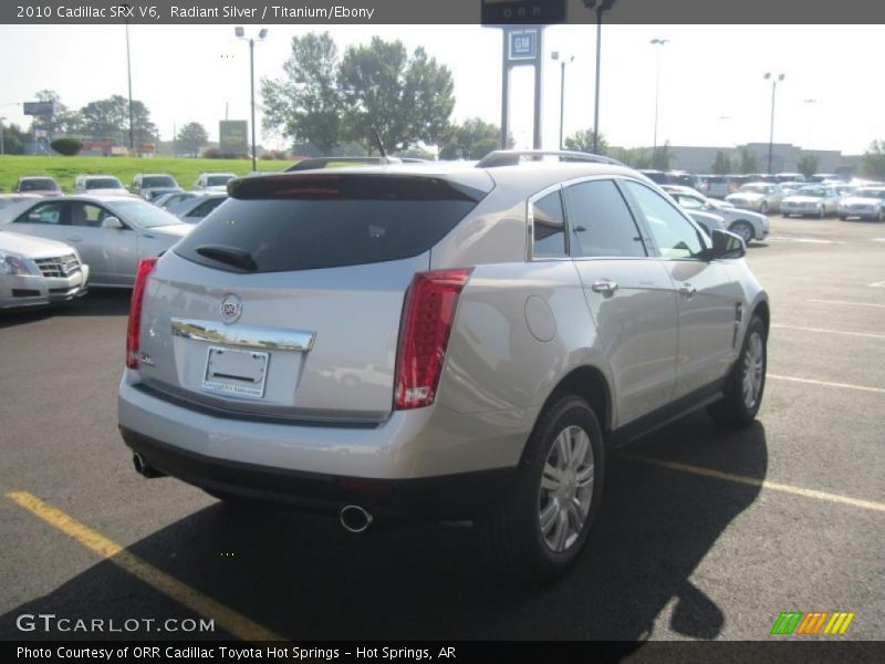 Radiant Silver / Titanium/Ebony 2010 Cadillac SRX V6