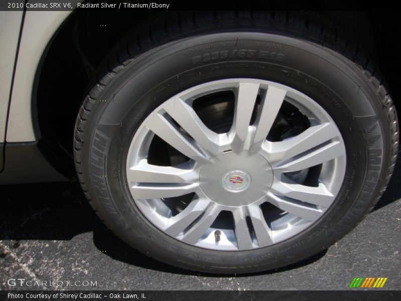 Radiant Silver / Titanium/Ebony 2010 Cadillac SRX V6