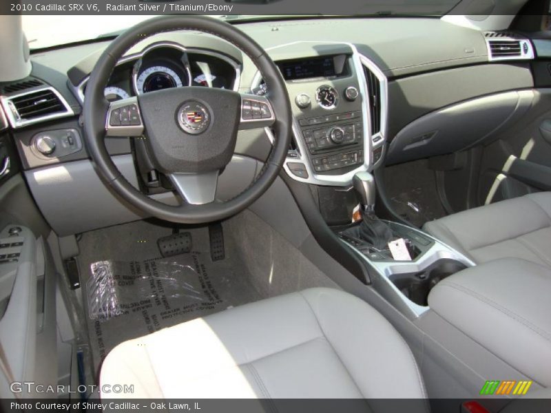 Radiant Silver / Titanium/Ebony 2010 Cadillac SRX V6