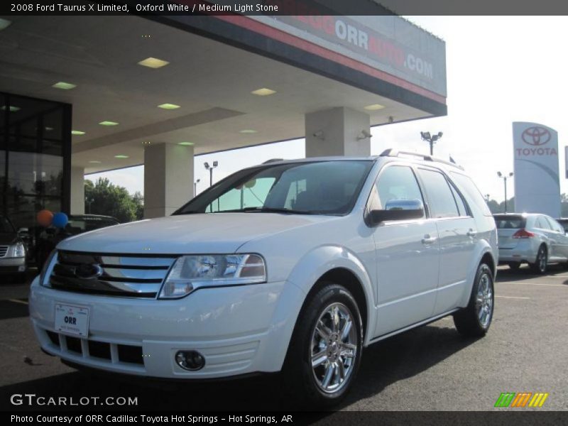 Oxford White / Medium Light Stone 2008 Ford Taurus X Limited