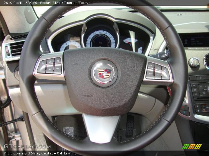 Radiant Silver / Titanium/Ebony 2010 Cadillac SRX V6