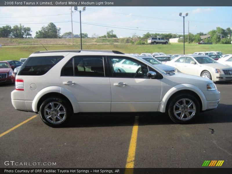 Oxford White / Medium Light Stone 2008 Ford Taurus X Limited