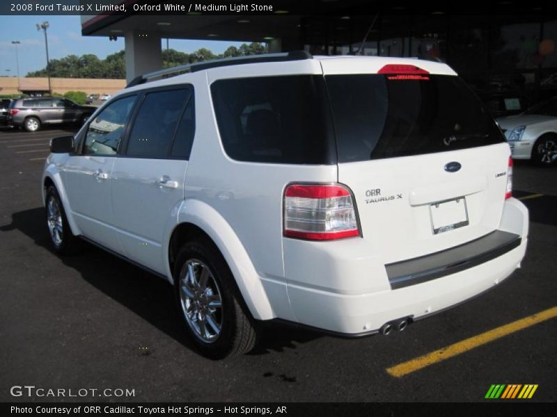 Oxford White / Medium Light Stone 2008 Ford Taurus X Limited