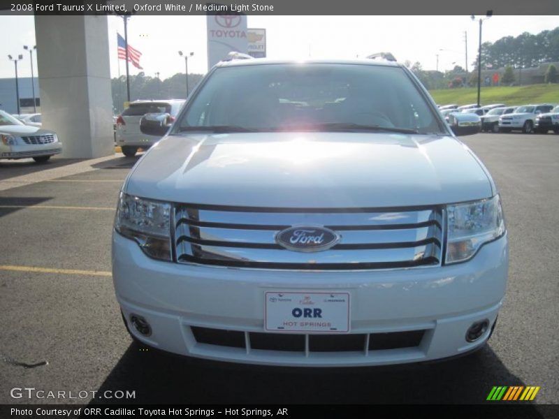 Oxford White / Medium Light Stone 2008 Ford Taurus X Limited