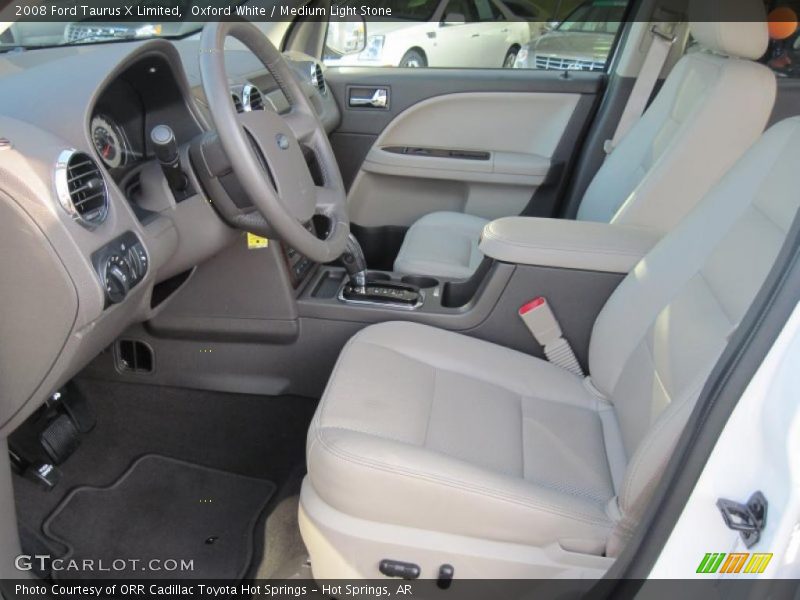 Oxford White / Medium Light Stone 2008 Ford Taurus X Limited