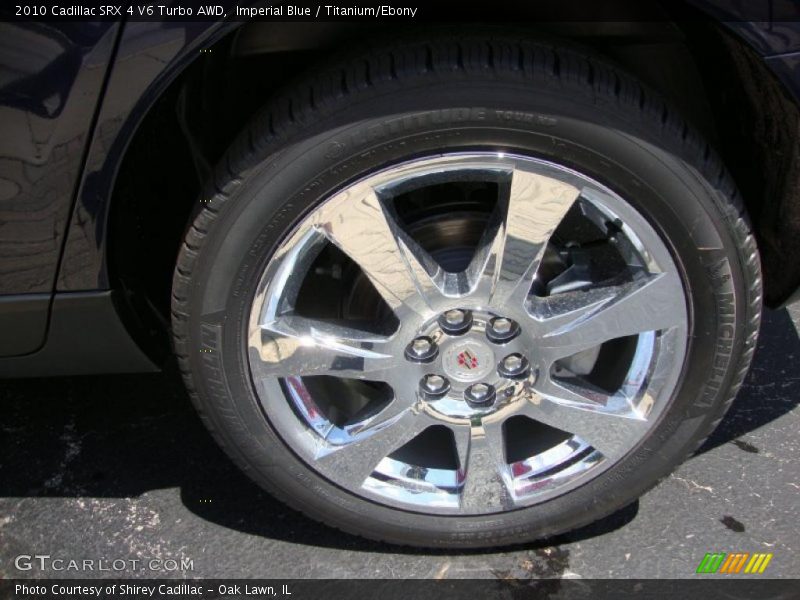 Imperial Blue / Titanium/Ebony 2010 Cadillac SRX 4 V6 Turbo AWD