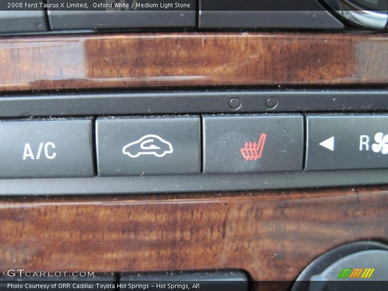 Oxford White / Medium Light Stone 2008 Ford Taurus X Limited
