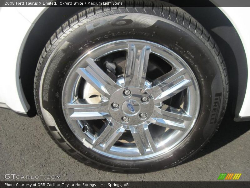 Oxford White / Medium Light Stone 2008 Ford Taurus X Limited
