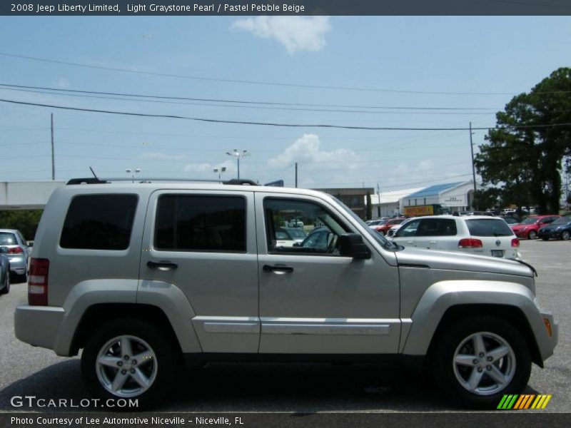 Light Graystone Pearl / Pastel Pebble Beige 2008 Jeep Liberty Limited