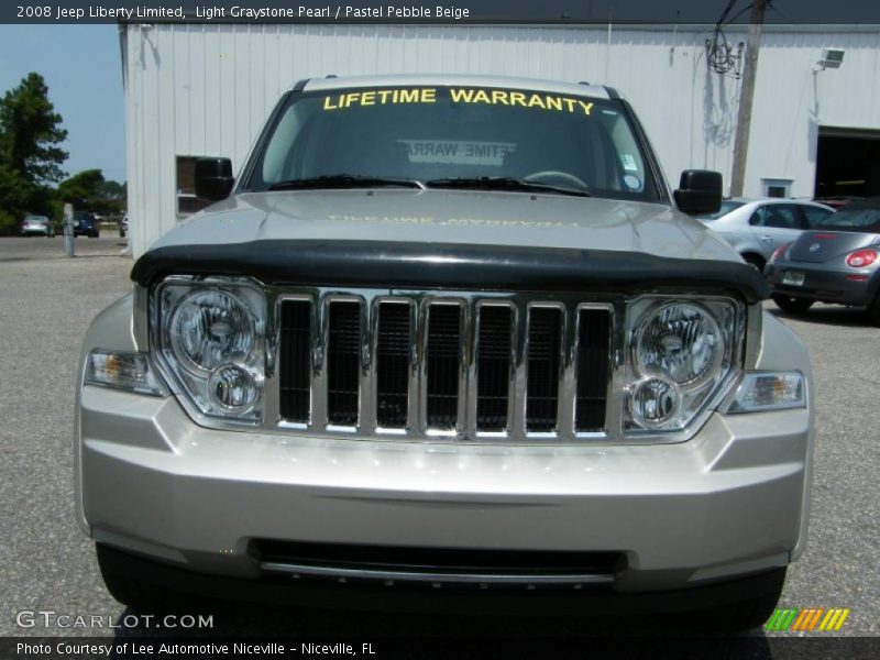 Light Graystone Pearl / Pastel Pebble Beige 2008 Jeep Liberty Limited