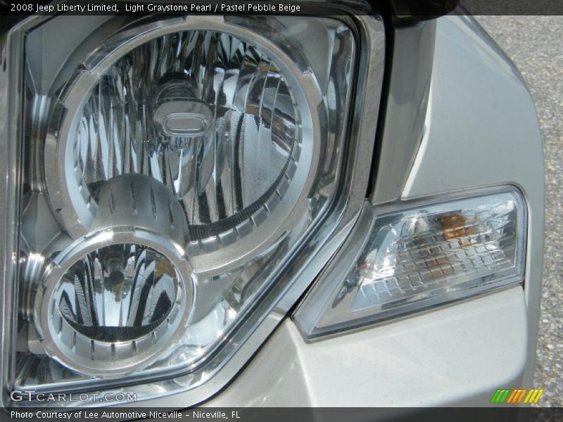 Light Graystone Pearl / Pastel Pebble Beige 2008 Jeep Liberty Limited