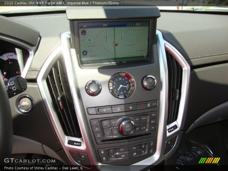 Imperial Blue / Titanium/Ebony 2010 Cadillac SRX 4 V6 Turbo AWD