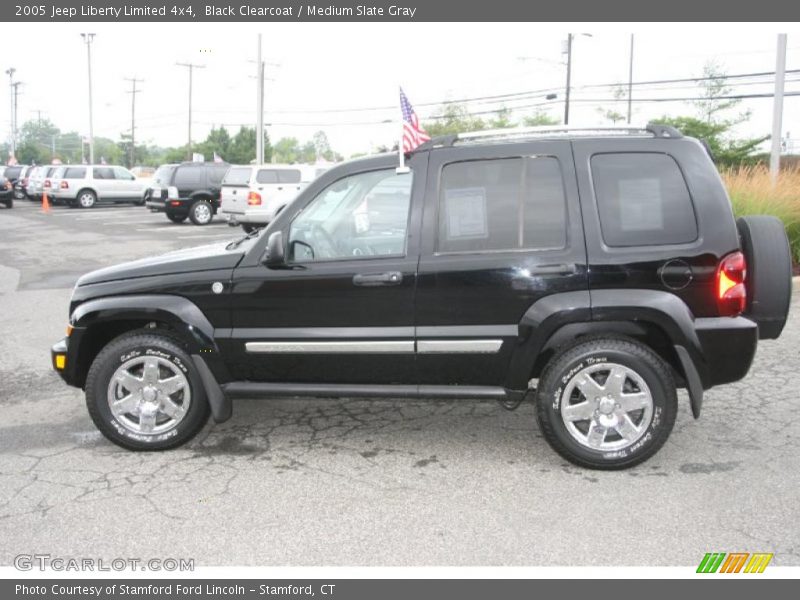 Black Clearcoat / Medium Slate Gray 2005 Jeep Liberty Limited 4x4