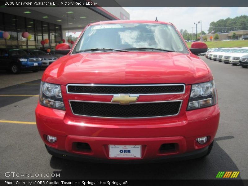 Victory Red / Ebony 2008 Chevrolet Avalanche LT