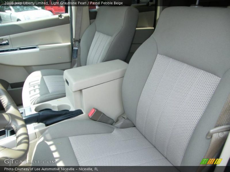 Light Graystone Pearl / Pastel Pebble Beige 2008 Jeep Liberty Limited