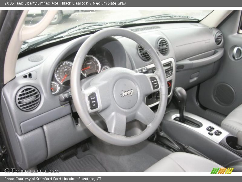 Black Clearcoat / Medium Slate Gray 2005 Jeep Liberty Limited 4x4