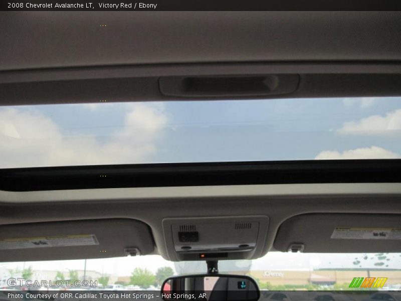 Victory Red / Ebony 2008 Chevrolet Avalanche LT