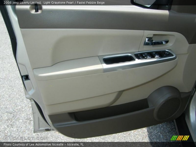 Light Graystone Pearl / Pastel Pebble Beige 2008 Jeep Liberty Limited
