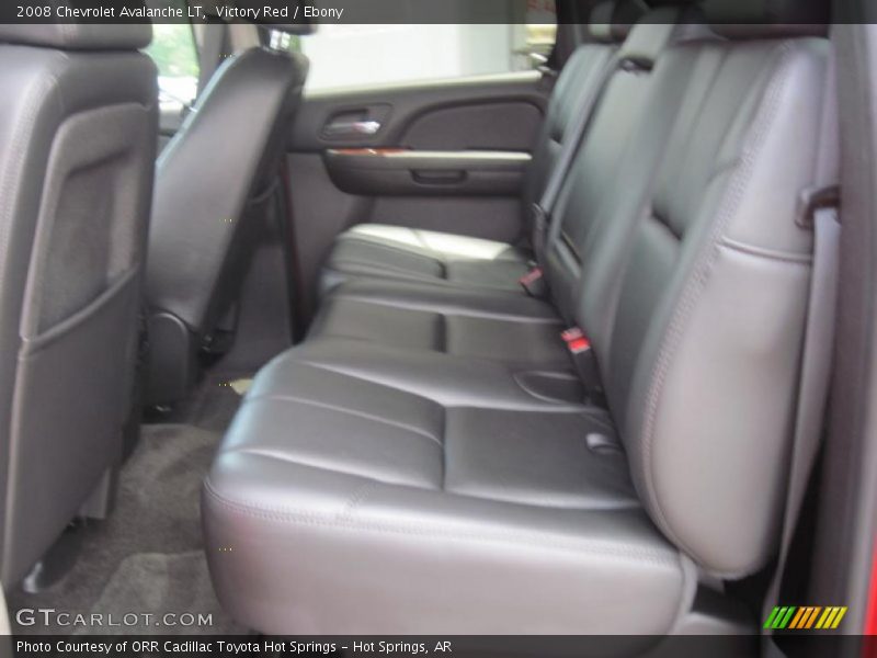 Victory Red / Ebony 2008 Chevrolet Avalanche LT