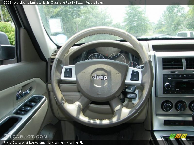 Light Graystone Pearl / Pastel Pebble Beige 2008 Jeep Liberty Limited
