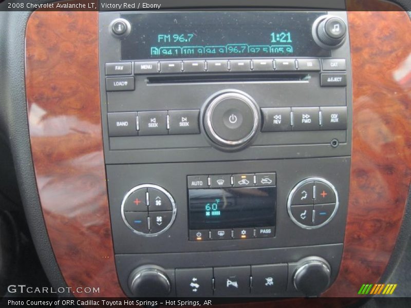 Victory Red / Ebony 2008 Chevrolet Avalanche LT