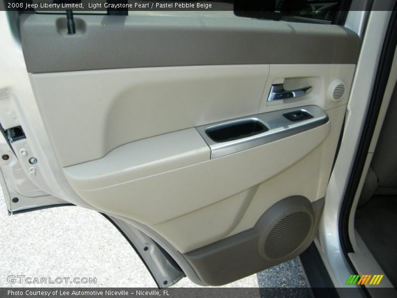 Light Graystone Pearl / Pastel Pebble Beige 2008 Jeep Liberty Limited