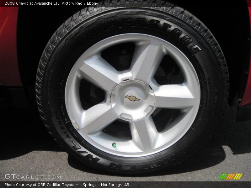 Victory Red / Ebony 2008 Chevrolet Avalanche LT