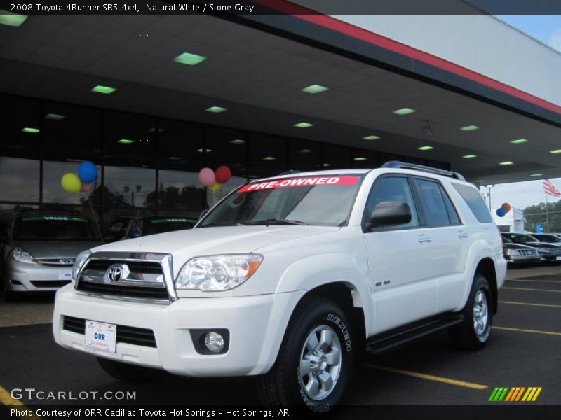 Natural White / Stone Gray 2008 Toyota 4Runner SR5 4x4