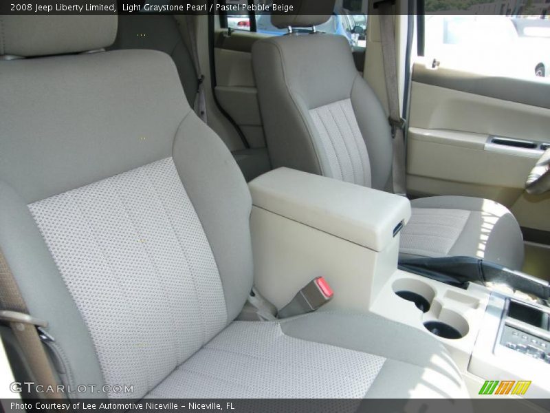 Light Graystone Pearl / Pastel Pebble Beige 2008 Jeep Liberty Limited
