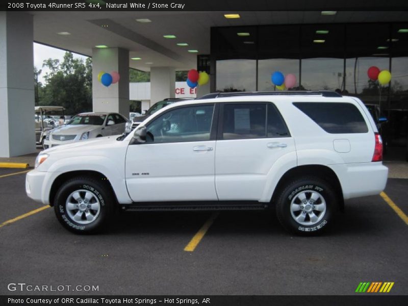 Natural White / Stone Gray 2008 Toyota 4Runner SR5 4x4
